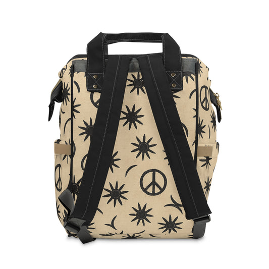 Bohemian Skull Diaper Backpack - Stylish & Functional Baby Bag