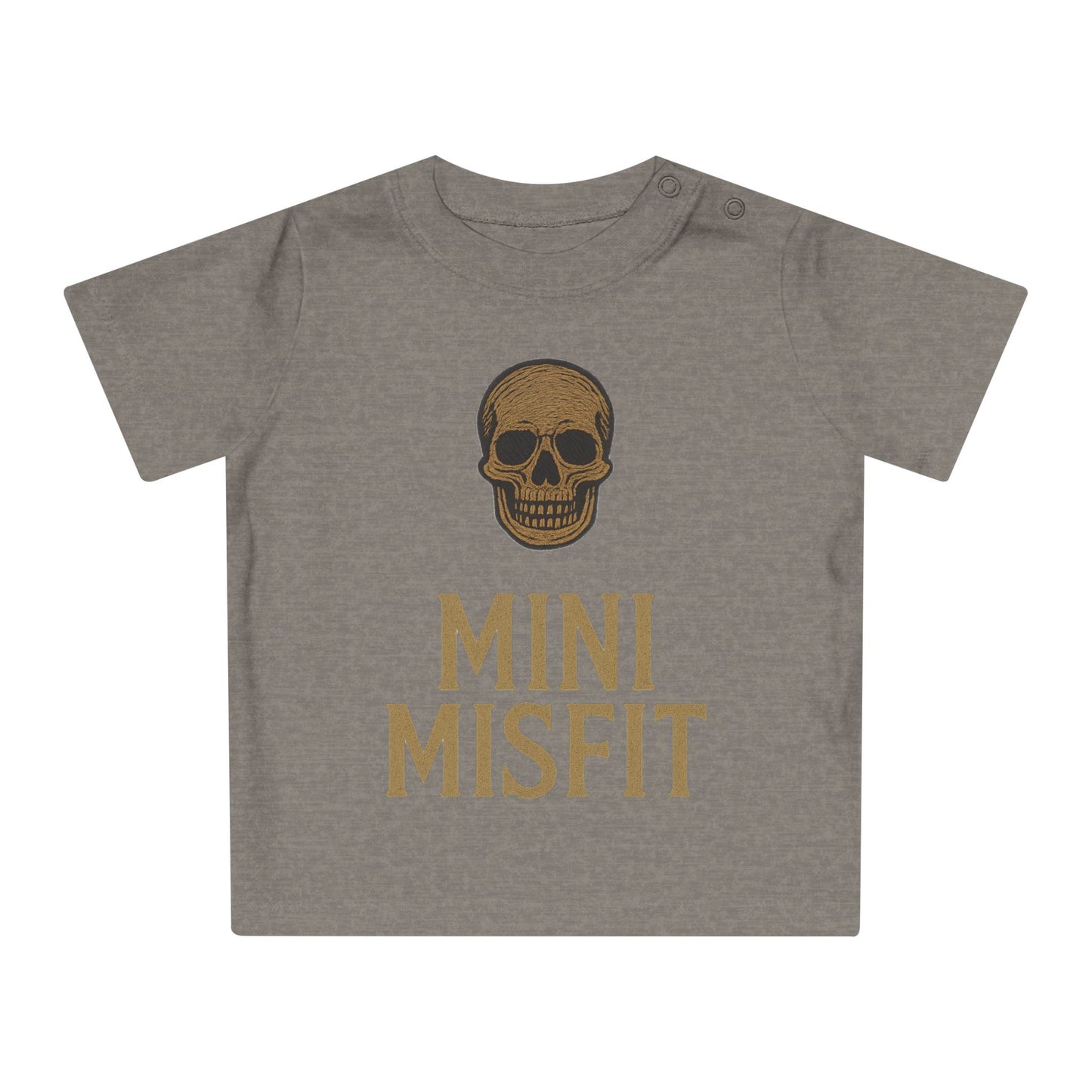 Baby T-Shirt, Punk Baby Shirt, Toddler Skull Tee, Mini Misfit Kid's Apparel, Unique Infant Gift, Halloween Baby Clothing