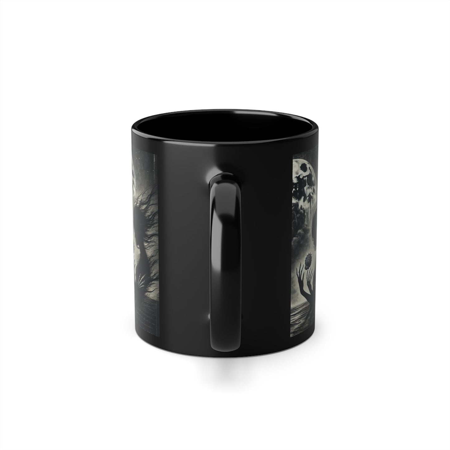 Mystical Black Coffee Mug - 11oz with Enigmatic Design