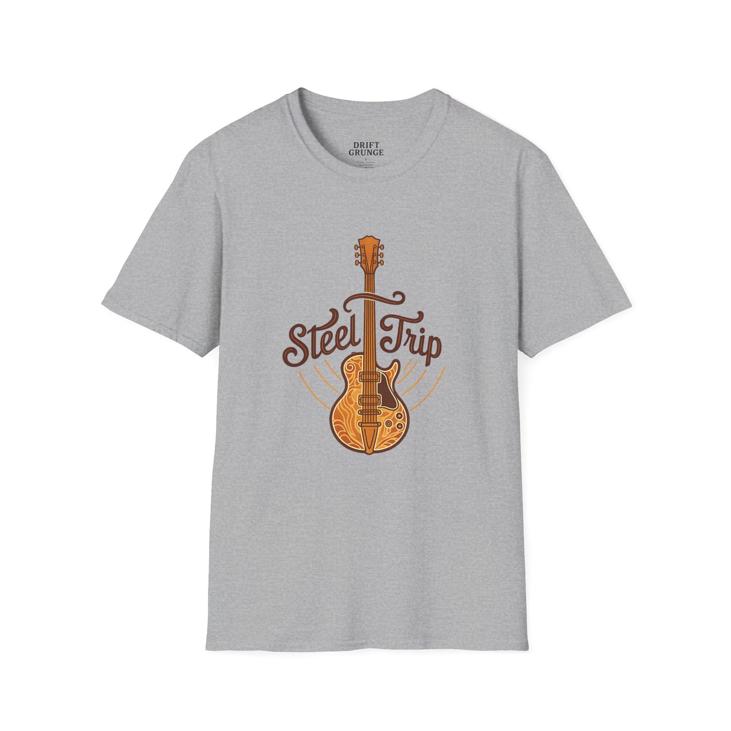 Steel Trip Guitar T-Shirt | Music Lover Tee | Gift for Musicians | Unisex Graphic Tee | Festival Wear | Acoustic Style