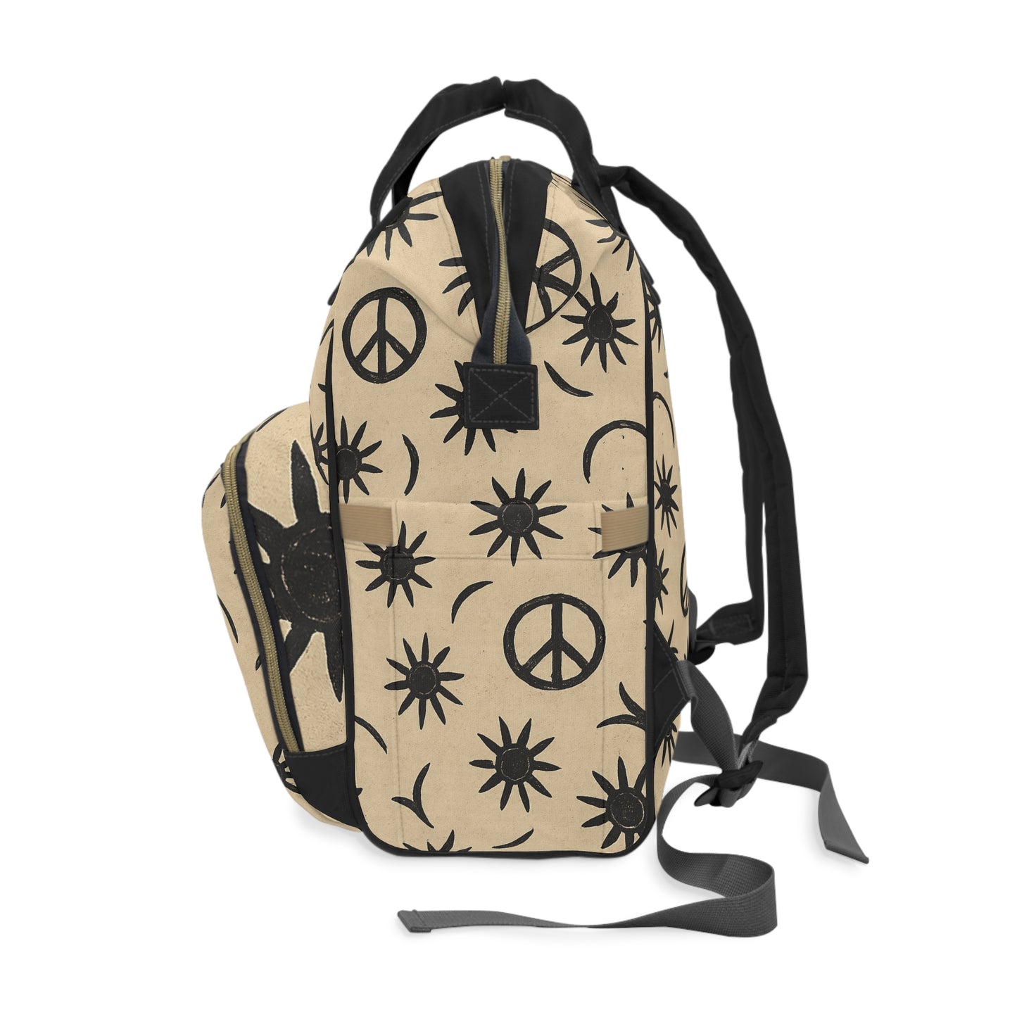 Bohemian Skull Diaper Backpack - Stylish & Functional Baby Bag