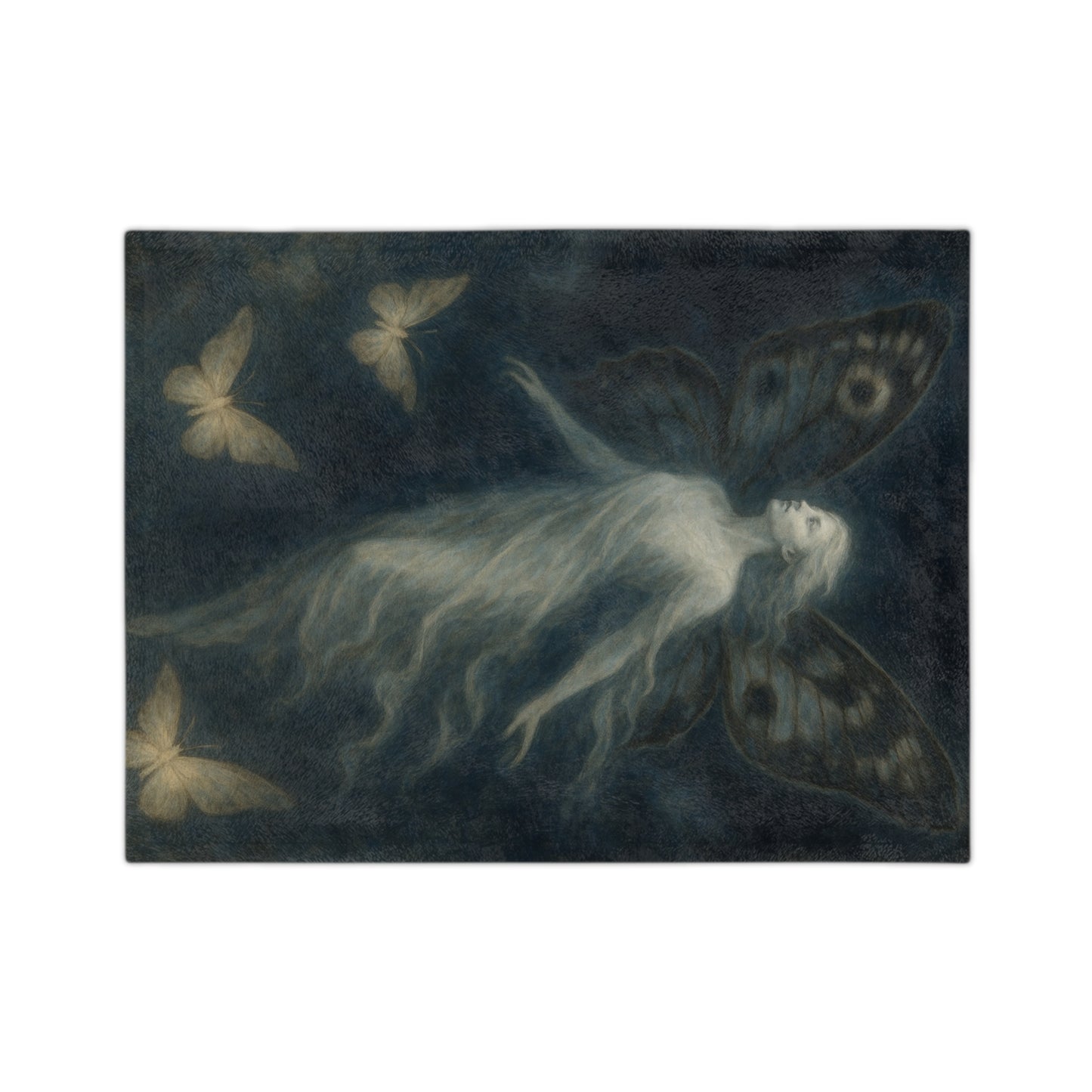 Enchanting Fairy Print Microfiber Blanket - Cozy Dreamy Decor