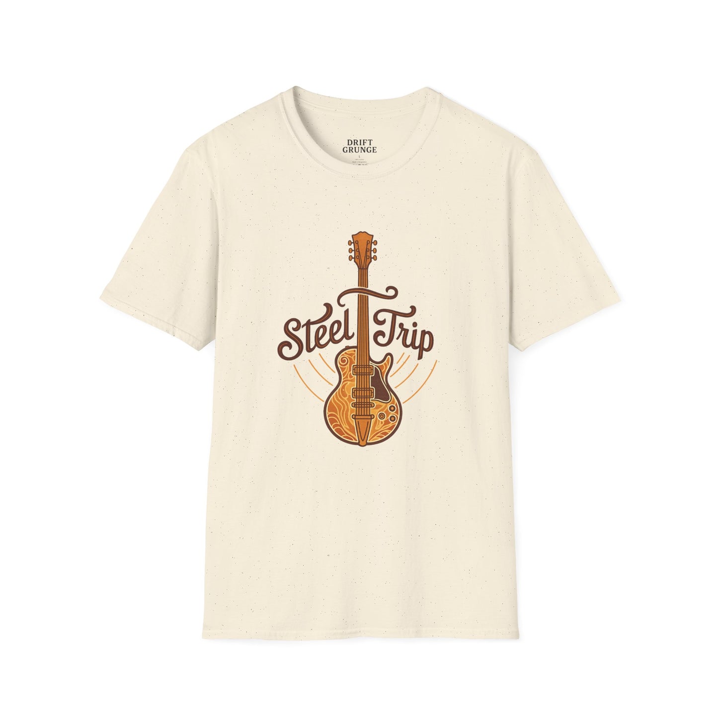 Steel Trip Guitar T-Shirt | Music Lover Tee | Gift for Musicians | Unisex Graphic Tee | Festival Wear | Acoustic Style